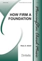 How Firm a Foundation Two-Part choral sheet music cover